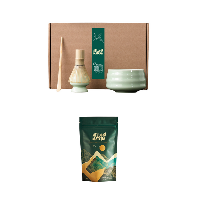 Matcha Set (4 Piece) - Jade Green