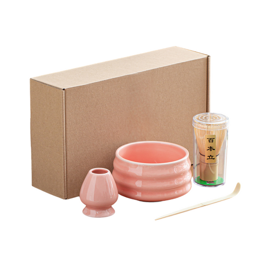 Matcha Set (4 Piece) - Rosey Pink