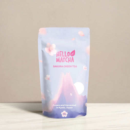 Sakura Green Tea Pouch